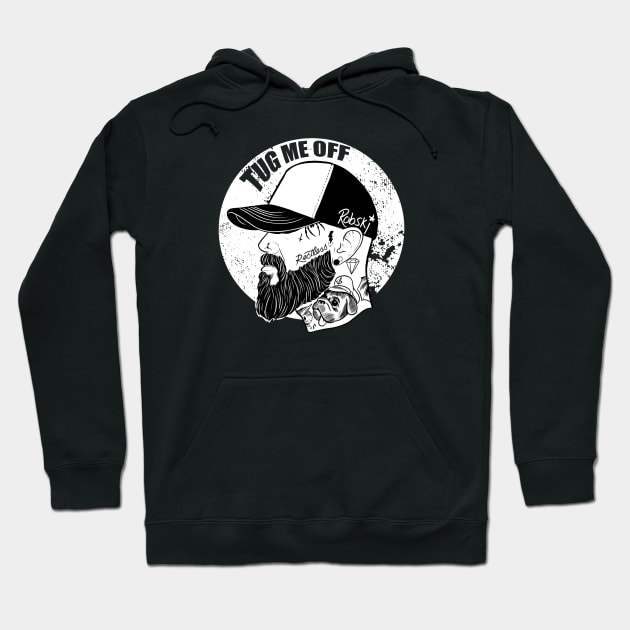 TUG - B&W Hoodie by RobskiArt